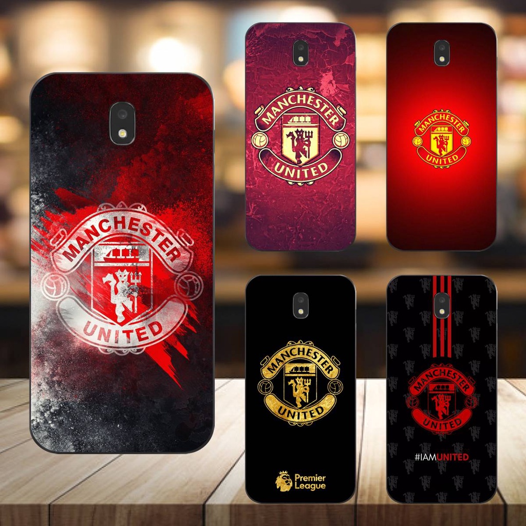 Miếng dán skin điện thoại Samsung J7 Pro CLB Bóng Đá MU