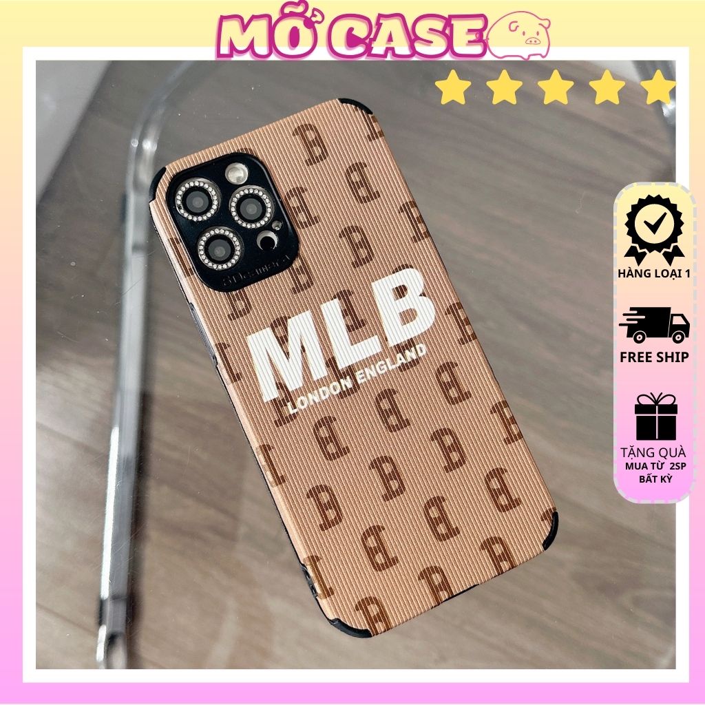 Ốp Lưng Điện Thoại Silion MLB Chống Bẩn Cho Ip 6/6plus/7plus/8plus/X/Xsmax/11/11promax/12/12prm/14prm/13prm/13/14
