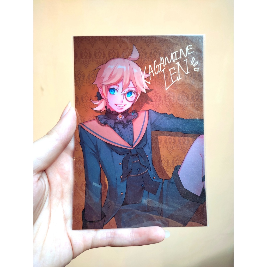 Card bo góc/Artprint Vocaloid trang phục gothic