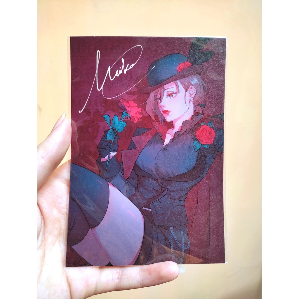 Card bo góc/Artprint Vocaloid trang phục gothic