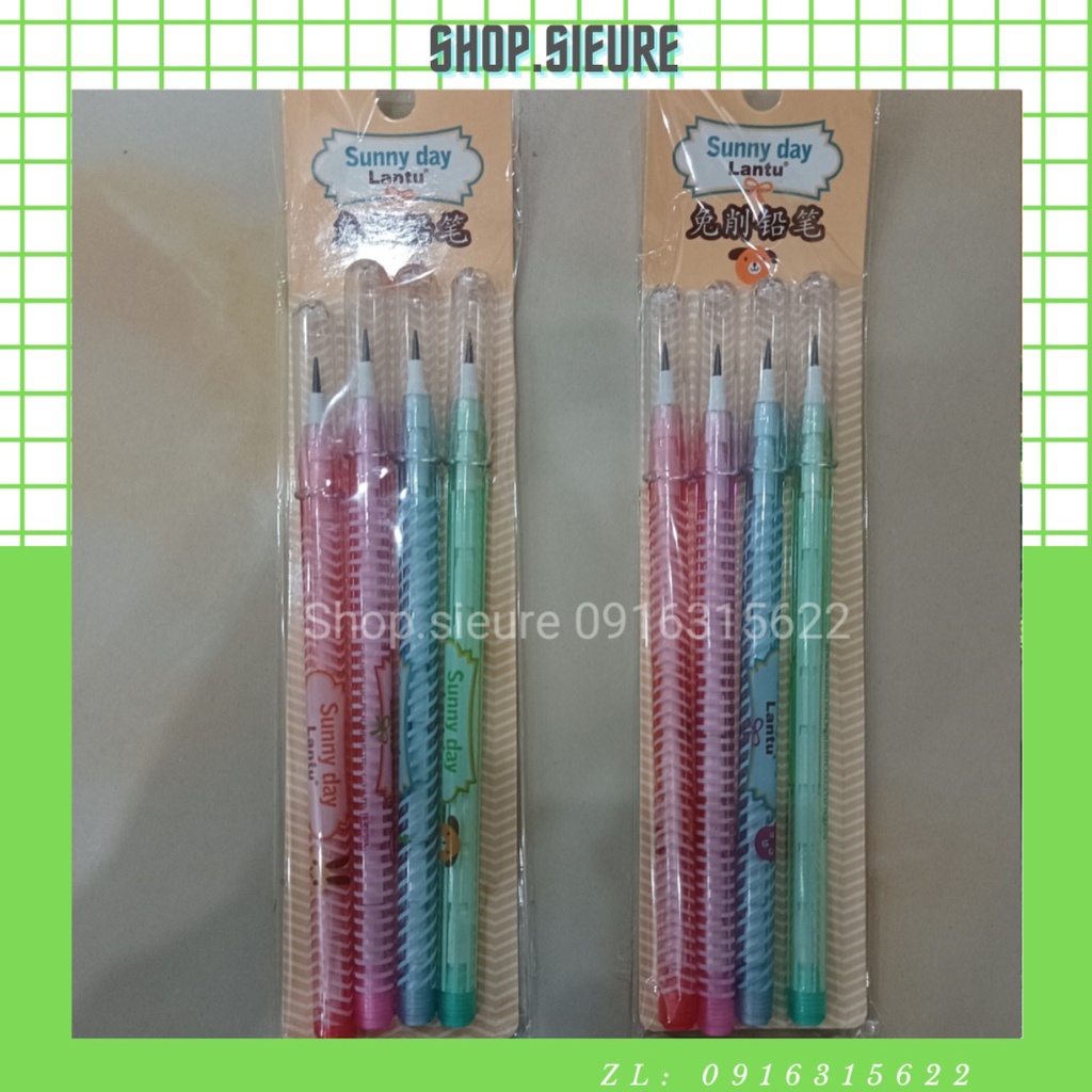 Set 4 chiếc chì khúc