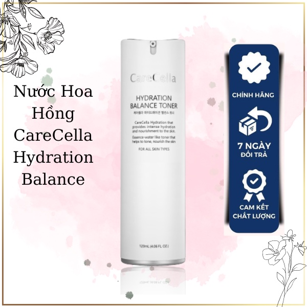 Nước hoa hồng CareCella Hydration Balance Toner 120ml - Xuất Xứ Hàn Quốc - Thích hợp mọi loại da