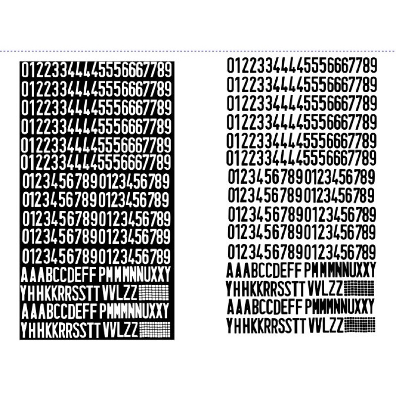 decal số dán biển số xe - phục hồi biển cũ