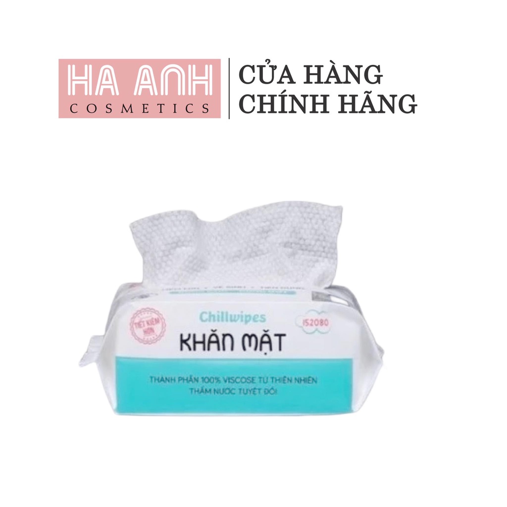 Khăn Mặt Khô Chillwipes 80 Miếng Dạng Rút
