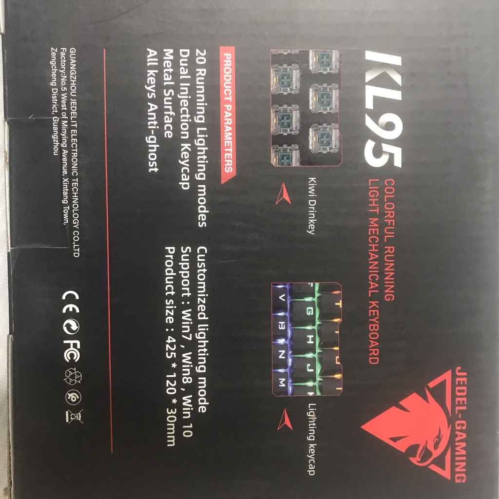 BÀN PHÍM CƠ GAMING KL95/BOSSTON 808 CHÍNH HÃNG