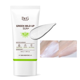 Kem chống nắng vật lý dr.g green mild up sun+ spf 50+/ pa++++