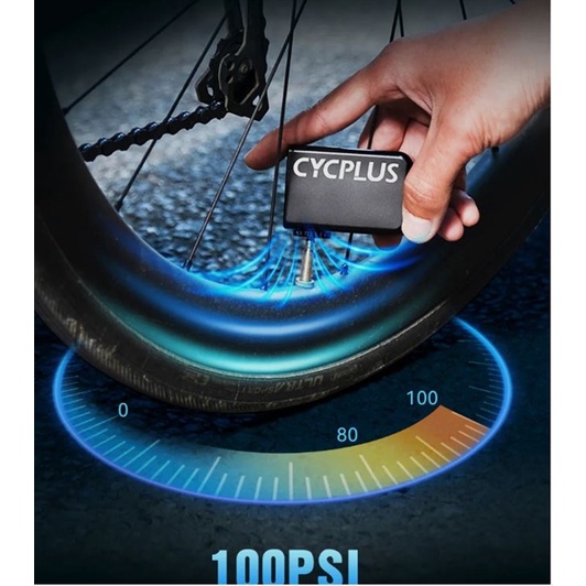 Bơm điện mini Cycplus CUBE cho xe máy xe đạp