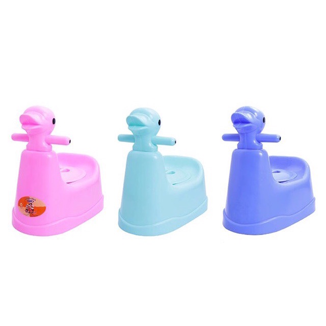 BÔ VỆ SINH HÌNH CON VỊT ĐÁNG YÊU CHO BÉ