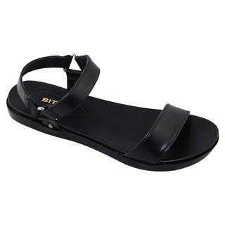 Sandal đế bằng nữ Bita's SYN.272 (Đen + Kem + Xám + Xanh lá)
