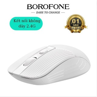 Chuột máy tính không dây borofone bg5, chuột không dây chính hãng bảo hành 12 tháng