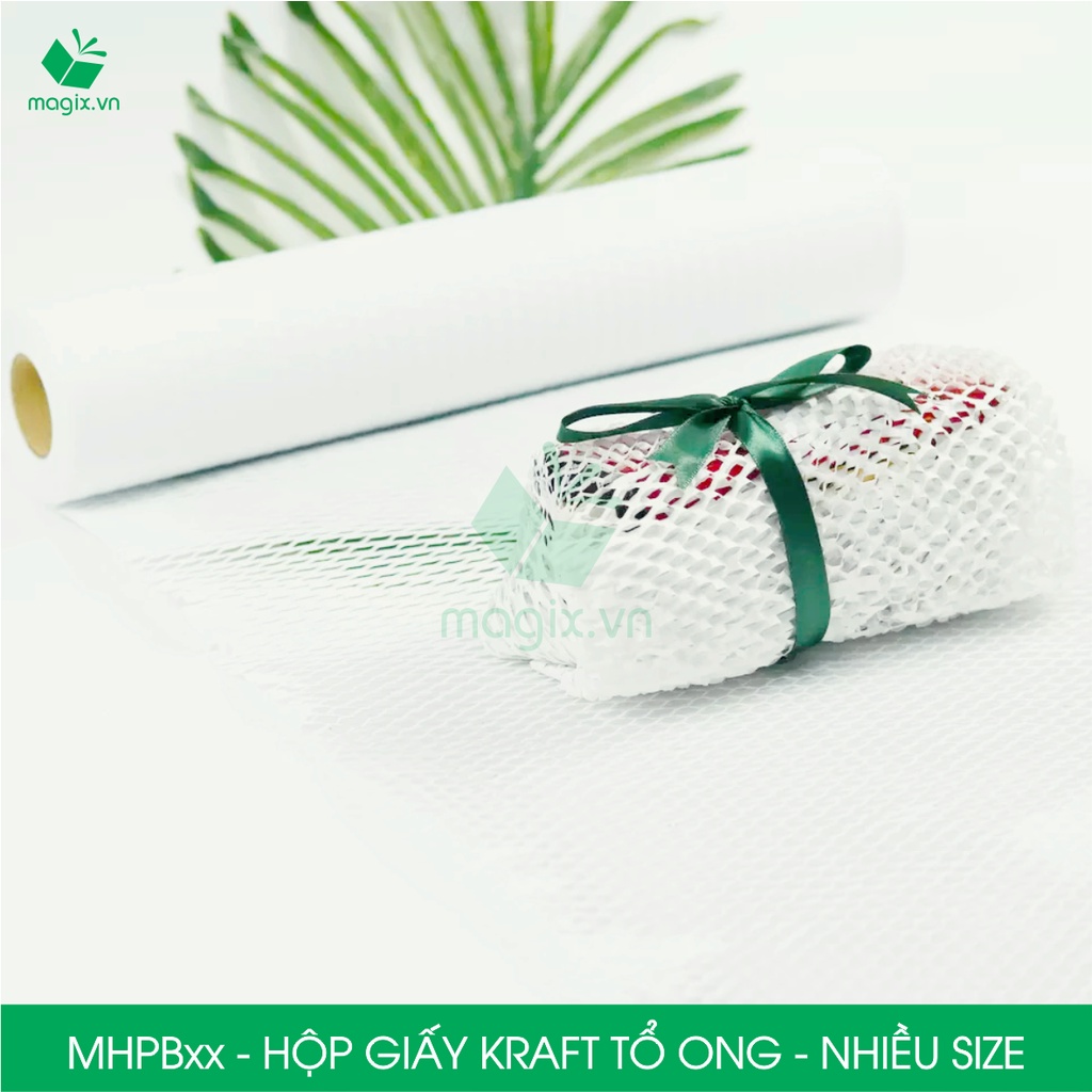 MHPB - Hộp giấy Kraft tổ ong chống sốc thay thế bóng khí xốp hơi đóng