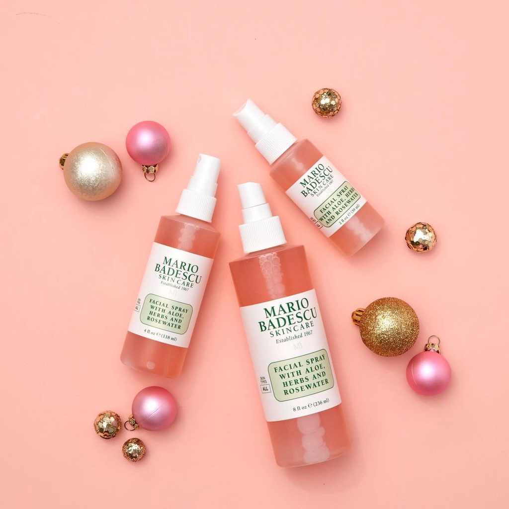 Xịt Khoáng Cấp Ẩm, Săn Da Mario Badescu Facial Spray