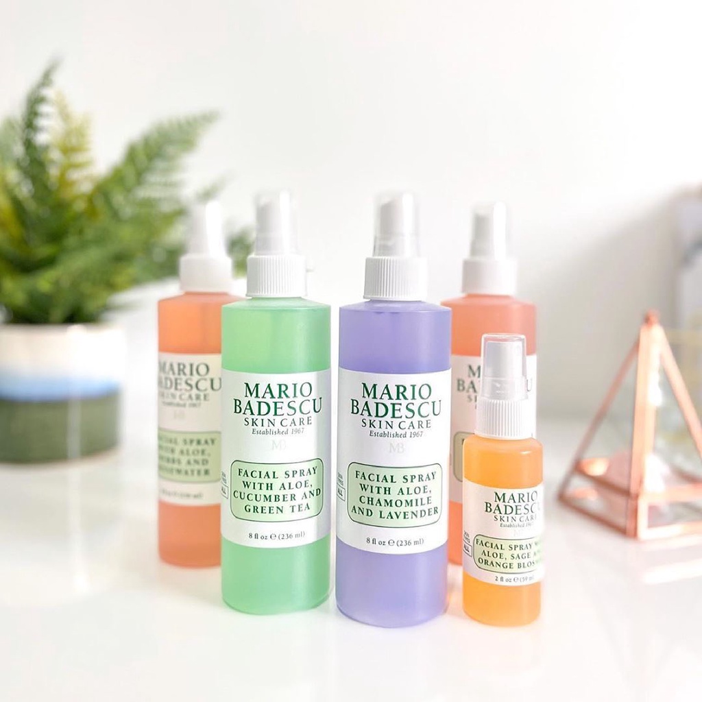 Xịt Khoáng Cấp Ẩm, Săn Da Mario Badescu Facial Spray