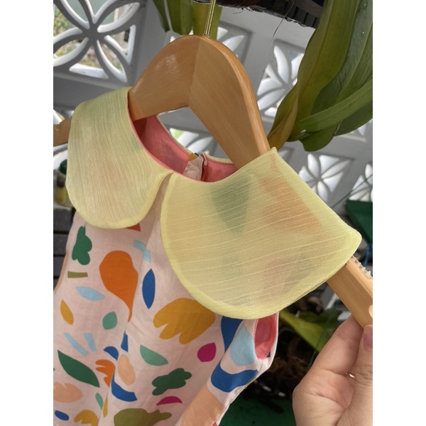 Đầm váy bé gái sát nách cotton sắc màu