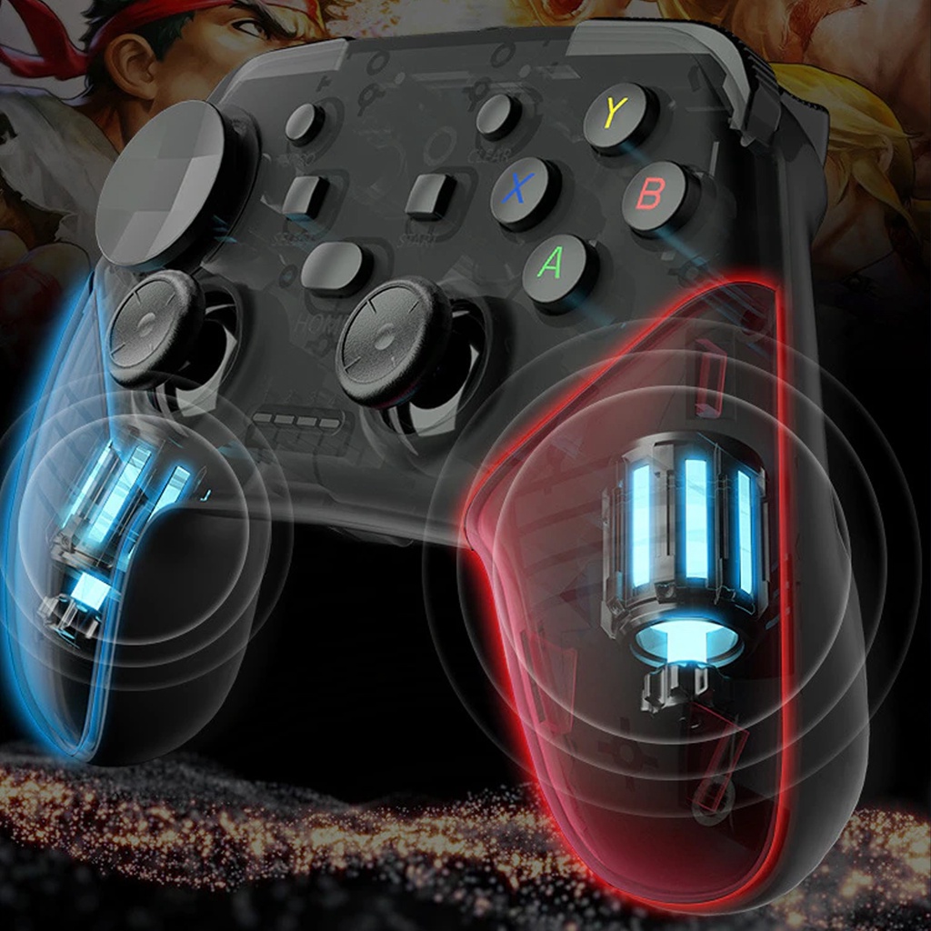 Tay Cầm Chơi Game Bluetooth Không Dây G9 Có Rung Chuyên Dụng Cho Switch Console