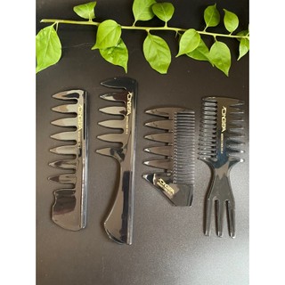 Lược chải tạo kiểu tóc nam texture, răng thưa, trifecta 4 mẫu