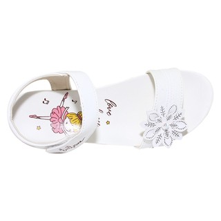 Sandal đế bằng bé gái Bita's SOB.281 (Đen + Hồng thạch anh + Trắng)