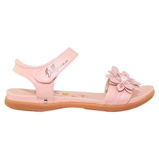 Sandal đế bằng bé gái Bita's SOB.281 (Đen + Hồng thạch anh + Trắng)