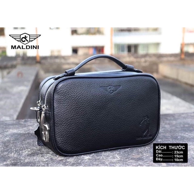 Túi cầm tay golf .Túi cầm tay Maldini hàng may thủ công mẫu mới nhất