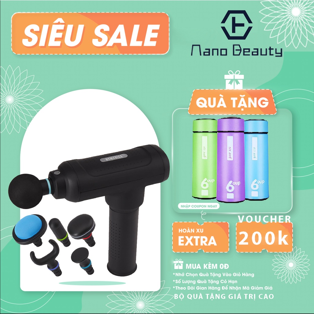 Máy massage cầm tay Homedics HHP-810 sử dụng toàn thân 6 đầu massage nhiều chế độ nhập khẩu bảo hành [ 2 Năm ]