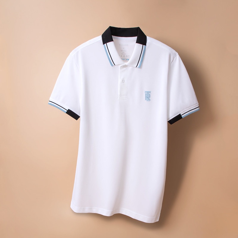 Áo polo TORANO trơn bo kẻ DSTP610
