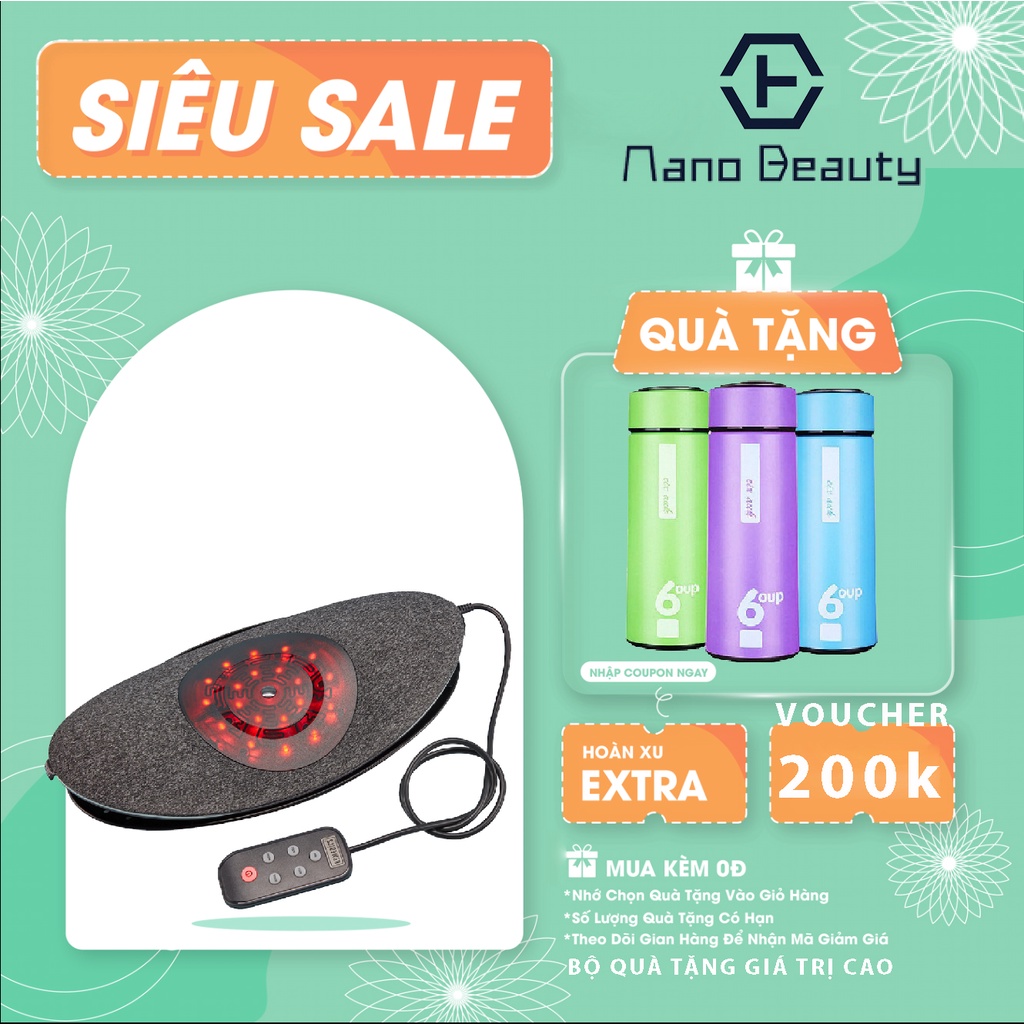 Máy matxa trị liệu thoái hóa cột sống lưng Homedics SP-135HJ, máy massage sử dụng nhiệt hồng ngoại kèm khí nén giảm đau