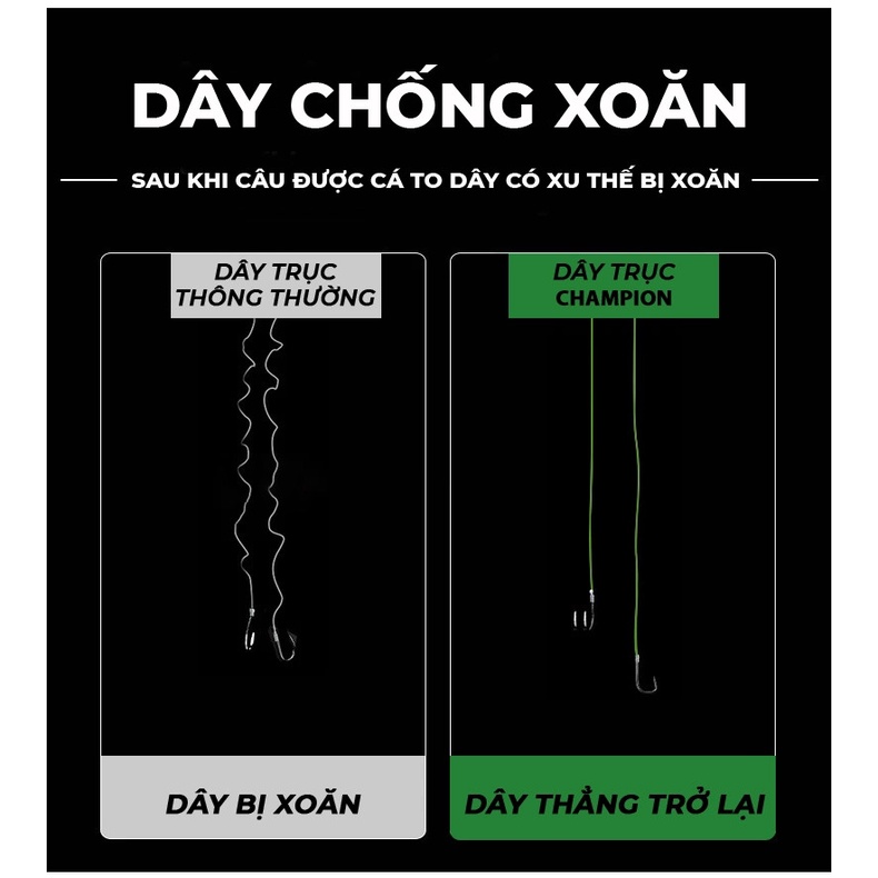 Dây Câu Bamboo Champion Săn Hàng 100m