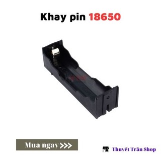 Đế pin li-ion 18650 khay hàn 1 cell pin .khay pin 18650