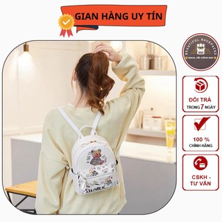 Balo da nữ mini đẹp hình gấu dễ thương-Beaitifullbackpacks
