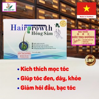 Hairgrowth Hồng Sâm - Mọc Tóc Đen Tóc