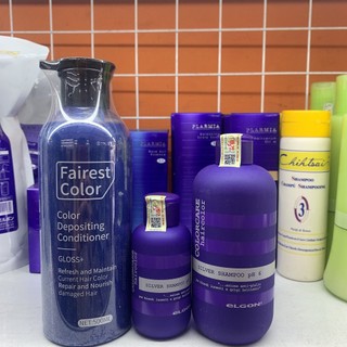 DẦU GỘI TÍM KHỬ VÀNG ELGON SLIVER SHAMPOO 300ml / 100ml
