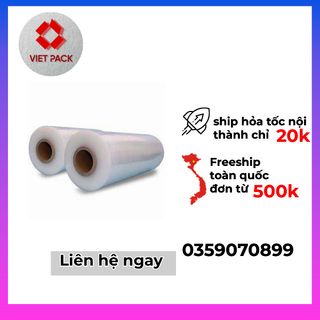 Màng chít, màng pe khổ ngang 50cm nặng 2,4kg; 3kg; 4kg lõi 0,5kg