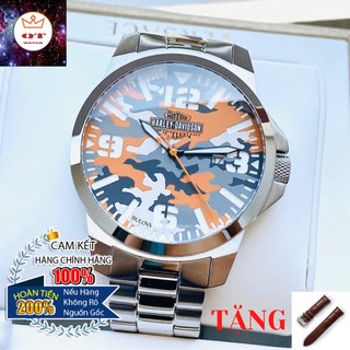 Đồng hồ nam bulova harley davidson camouflage 76b190 chính hãng tặng dây da cao cấp
