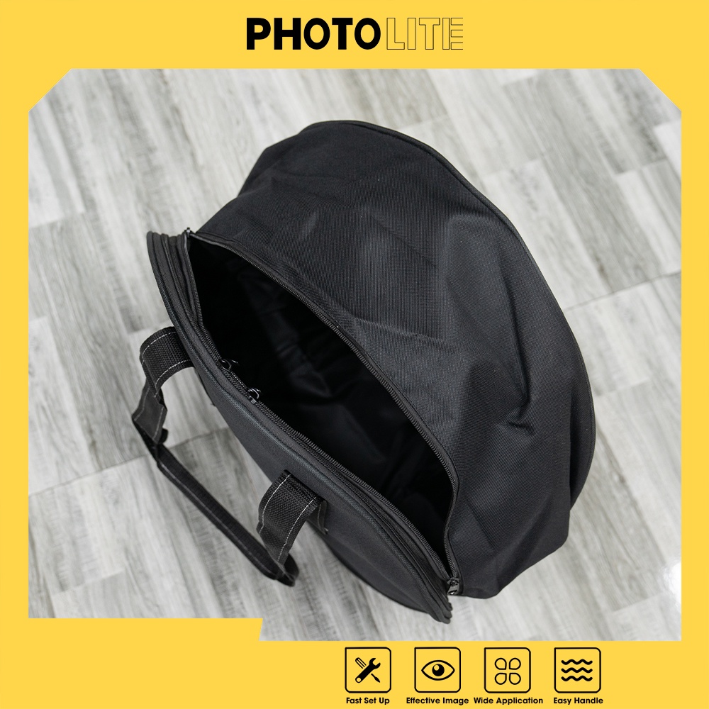 Beauty dish trắng Photolite size 42cm tạo ánh sáng mềm mịn chuyên chụp chân dung và beauty
