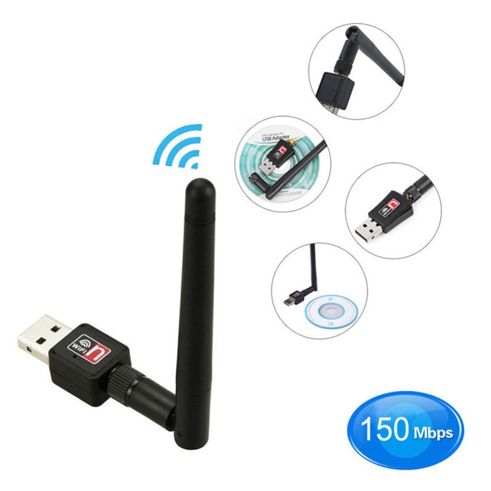 USB Wifi USB thu Wifi Có Anten không dây 5GHz 2.4GHz 150-600 Mbps cho máy tính/laptop, tiện dụng, khoẻ,bảo hành 12 tháng