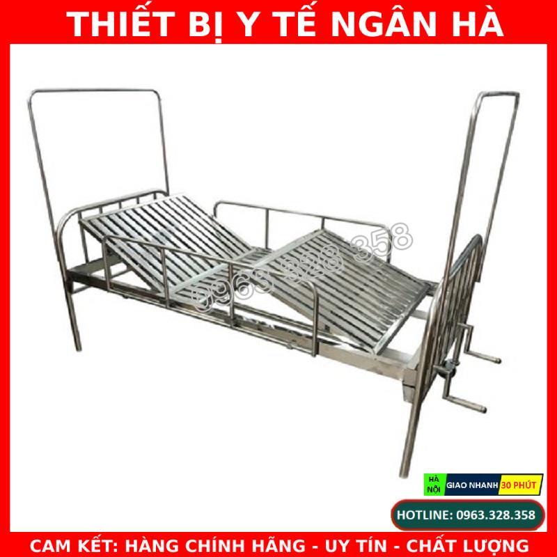 Giường Inox, Giường Y Tế 2 Tay Quay Nâng Đầu Nâng Chân,Bô Vệ Sinh, Inbox Shop Trước Khi Đặt