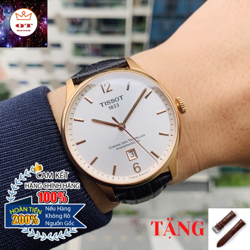 Đồng Hồ Nam TISSOT Chemins Des Tourelles T099.407.36.037.00 Chính Hãng Tặng Dây Da Cao Cấp