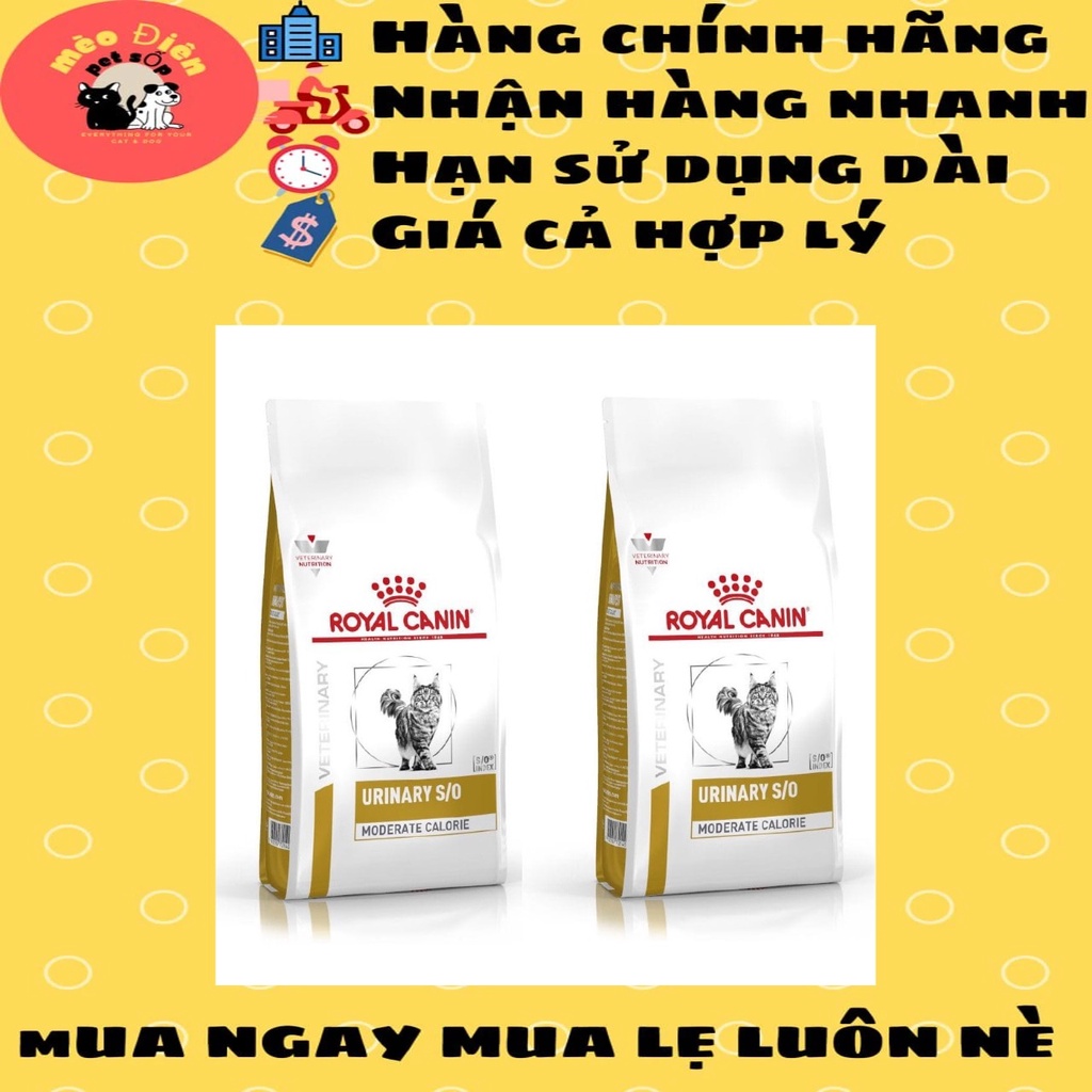 Thức Ăn Hạt Cho Mèo Royal Canin Urinary S/O Cho Mèo Sỏi Thận