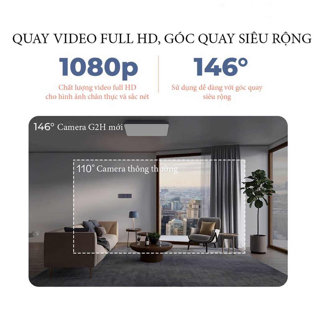 Camera wifi tích hợp Hub Zigbee Aqara G2H Pro - độ phân giải Full HD 1080p, tương thích Apple HomeKit, đàm thoại 2 chiều