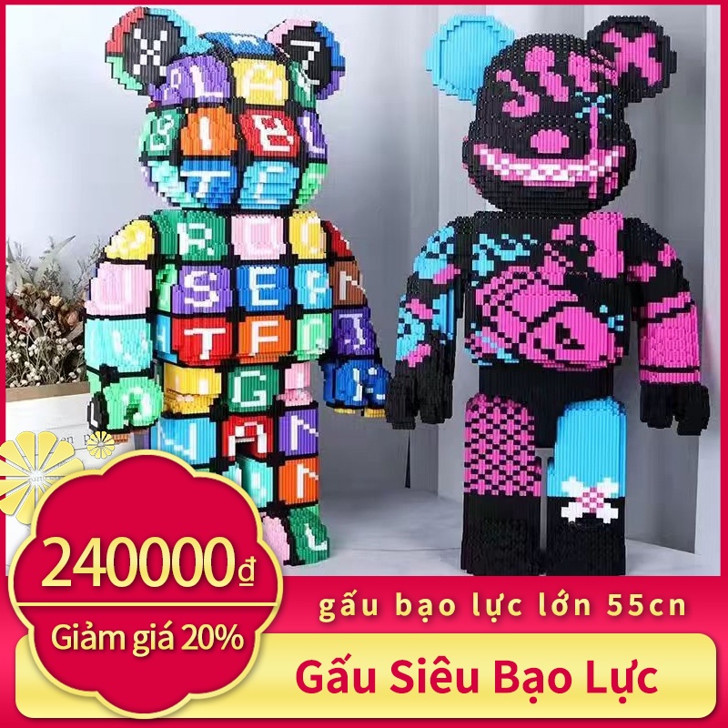 Quà tặng sinh nhật cho bé trai và bé gái đồ chơi gấu bạo lực đẹp trai