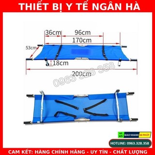Cáng cứu thương y tế / băng ca xếp đai đỡ bệnh nhân