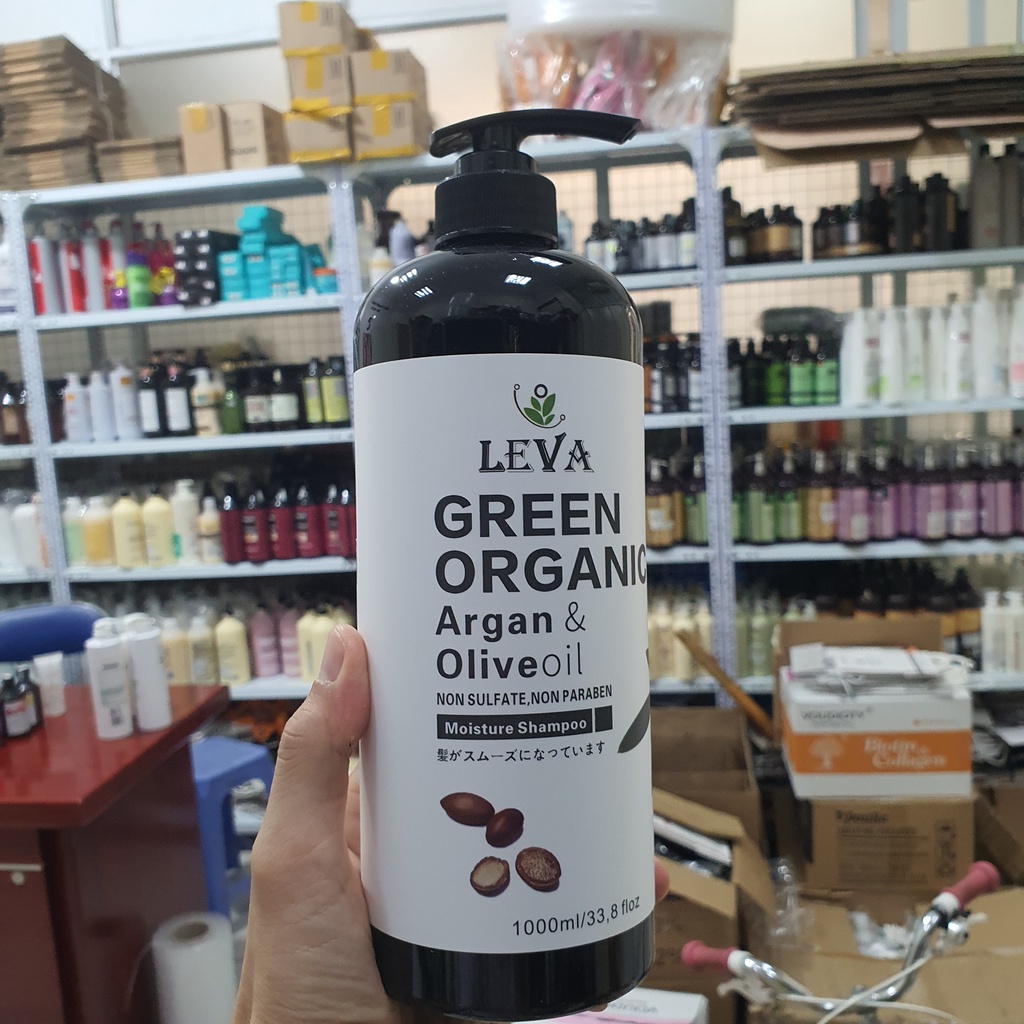 Dầu gội phục hồi kiềm dầu sạch gàu, hương thơm nước hoa cặp gội xả GREEN ORGANIC 500ml -1000ml chính hãng