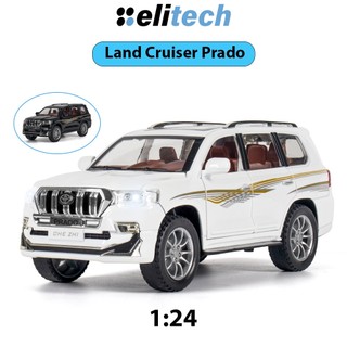 Xe Mô Hình Toyota Land Cruiser PRADO 1:24 hãng CHEZHI, Chất Liệu Hợp Kim, Có Đèn Và Âm Thanh