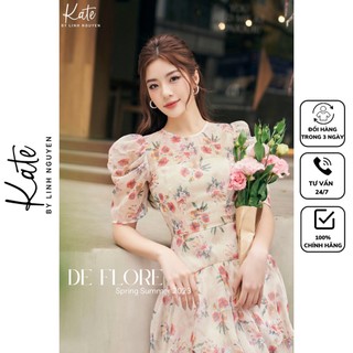 Váy hoa tầng xòe 5575 thời trang Kate by Linh Nguyen
