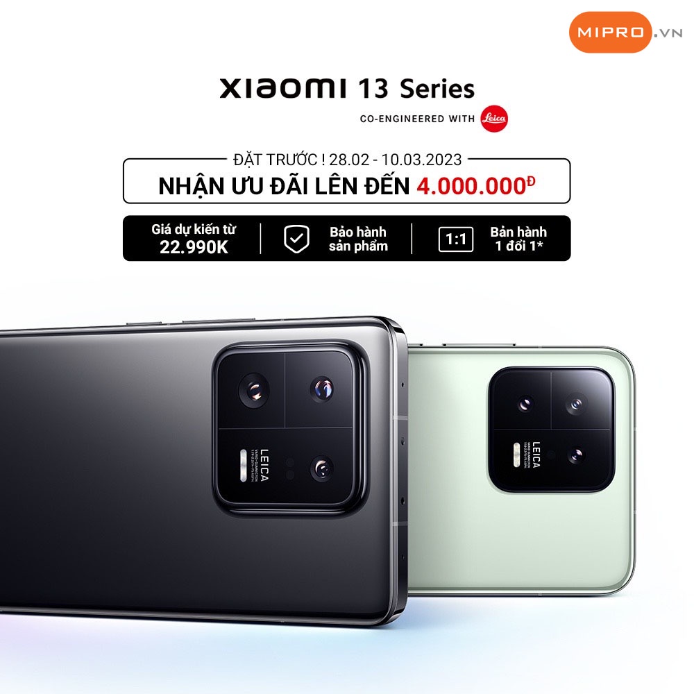 Điện thoại 13 Pro Snapdragon 8 Gen 2, Màn hình 6.73, sạc nhanh 120 W - Hàng Chính Hãng - Bảo hành 24 Tháng