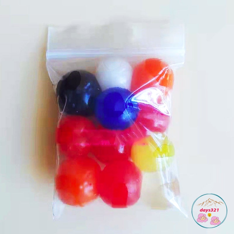 HẠT NỞ ĐẠI KHỔNG LỒ túi Set 50v hạt nở trong suốt như pha lê nhiều màu sắc dùng trang trí tiện dụng