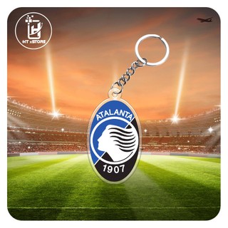 Móc khóa acrylic in logo CLB bóng đá ATALANTA giải bóng đá vô địch quốc gia Ý Serie A
