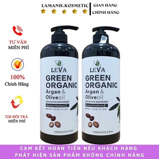 Dầu gội GREEN ORGANIC phục hồi tóc hư tổn khô sơ kiềm dầu sạch gàu, hương thơm nước hoa 1000ml