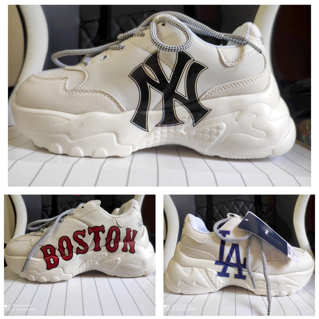 Giày Thể Thao Sneaker 𝐌𝐋𝐁 LA, NY đen, Boston Đỏ , Bản Đẹp nam nữ Giày Độn Đế 5cm tăng chiều cao dễ phối đồ