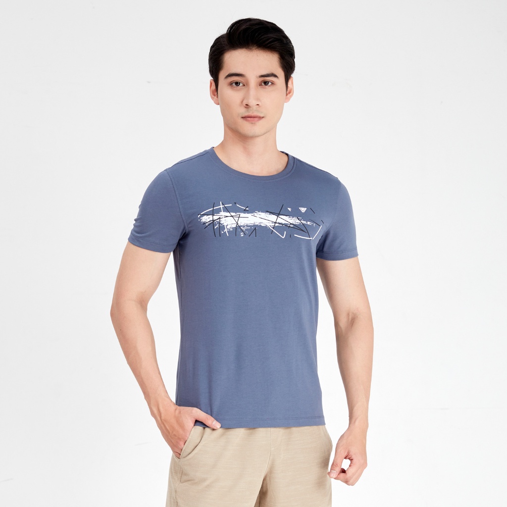 Áo tshirt nam W&W Vải CVC Cao Cấp Bền Màu, Thấm Mồ Hôi WTS66S